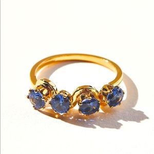Blue Sapphire Gold Ring